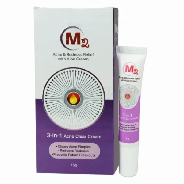 M2 Acne Clear Cream-(15 gm)